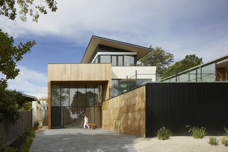 Illustrative residential architecture imagery for California ADU Permit Set